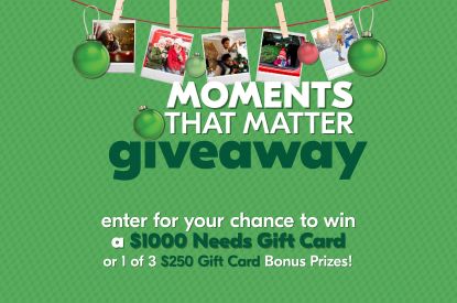 Moments that matter giveaway