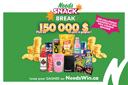 Needs snacks breaks en prix