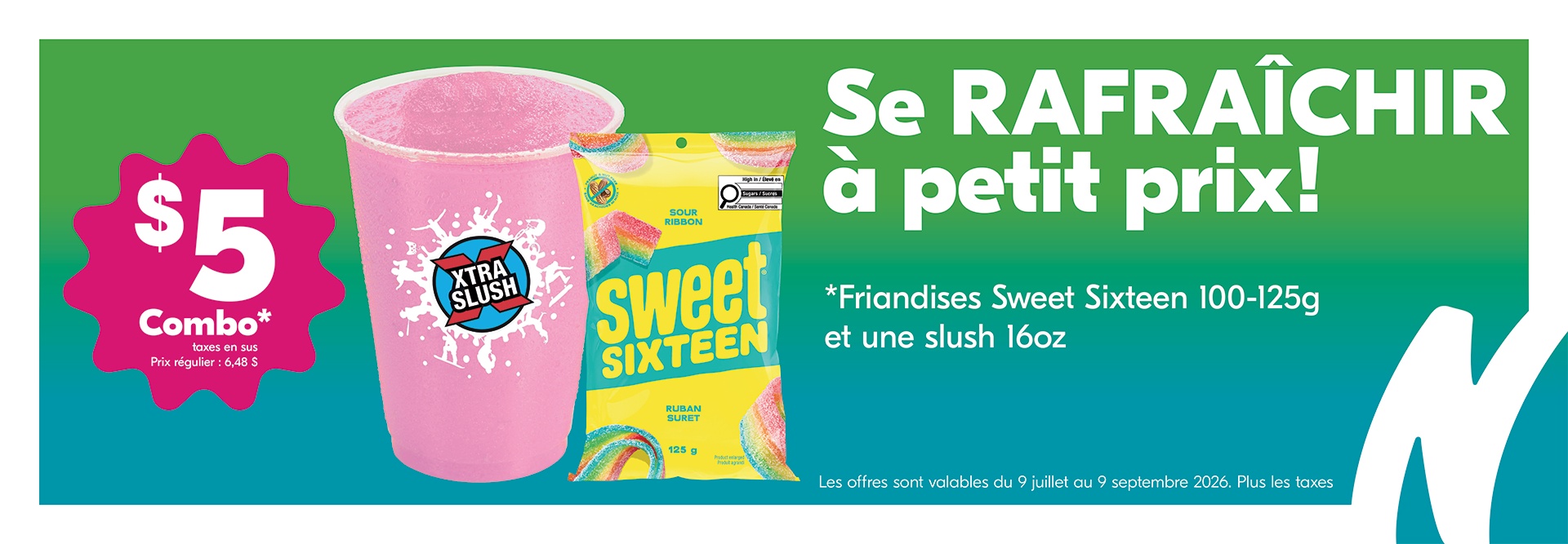 Se rafraichir a petit prix.