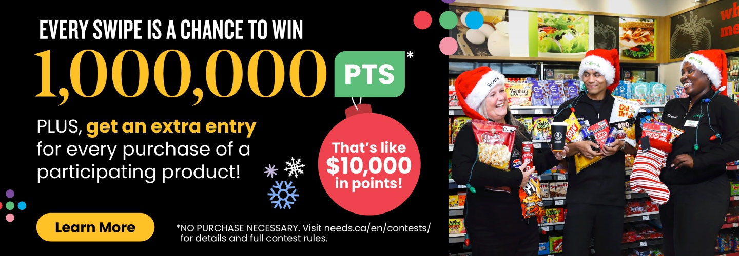Every swipe is a chance to win.